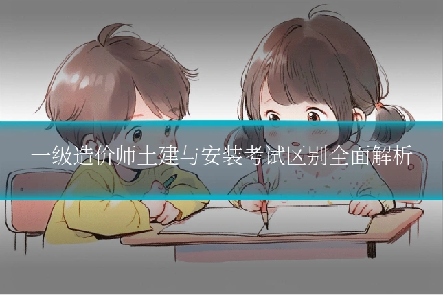 一级造价师土建与安装考试区别全面解析