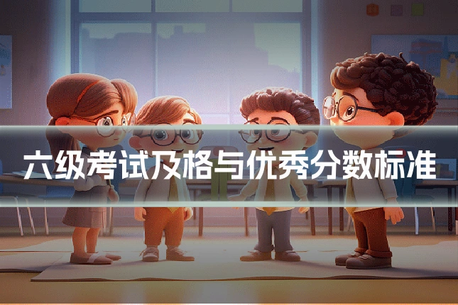 六级考试及格与优秀分数标准