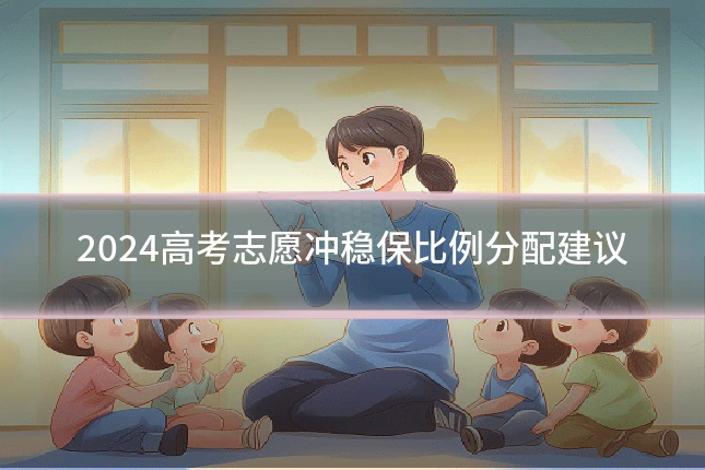 2024高考志愿冲稳保比例分配建议