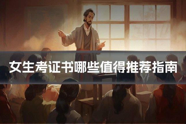 女生考证书哪些值得推荐指南