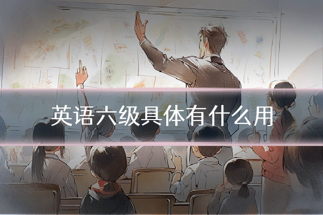 英语六级具体有什么用