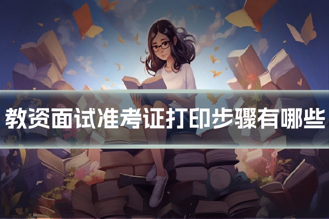 教资面试准考证打印步骤有哪些