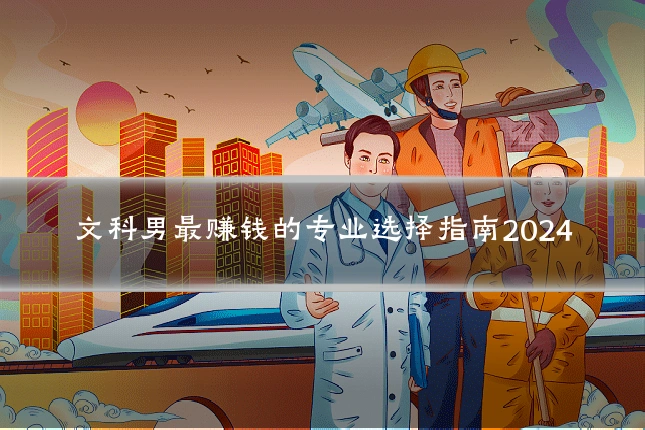 文科男最赚钱的专业选择指南2024