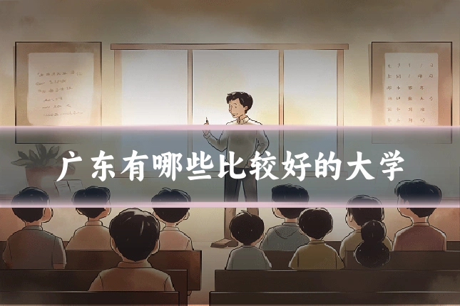 广东有哪些比较好的大学