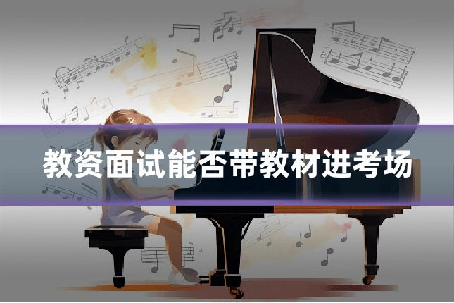 教资面试能否带教材进考场