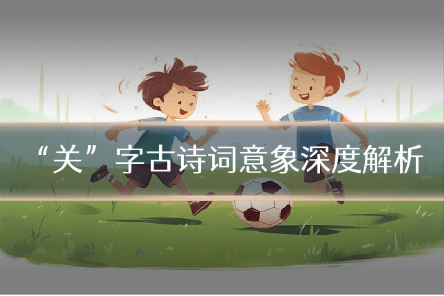 “关”字古诗词意象深度解析