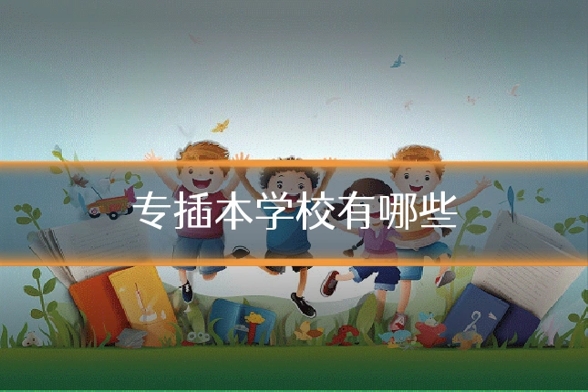 专插本学校有哪些