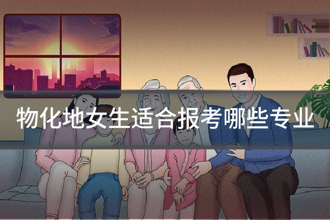 物化地女生适合报考哪些专业