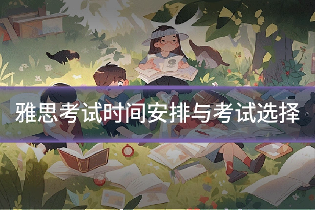 雅思考试时间安排与考试选择