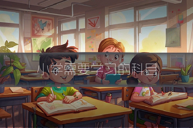 小学需要学习的科目