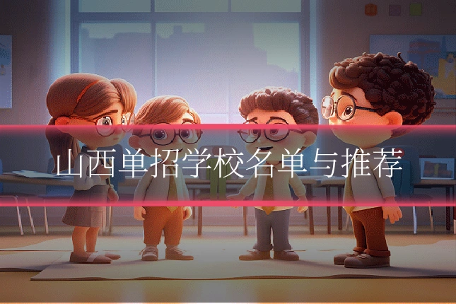 山西单招学校名单与推荐