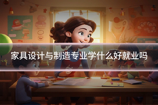 家具设计与制造专业学什么好就业吗