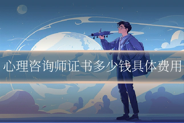 心理咨询师证书多少钱具体费用