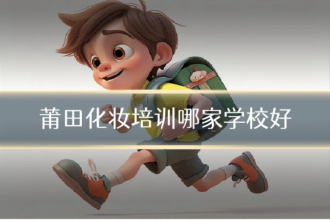 莆田化妆培训哪家学校好