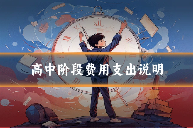 高中阶段费用支出说明