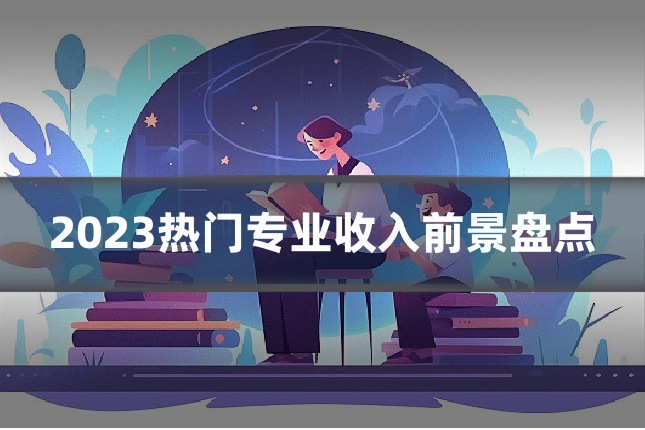 2023热门专业收入前景盘点