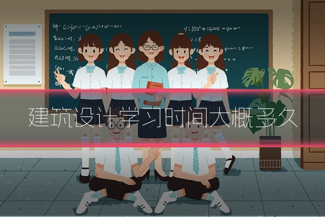 建筑设计学习时间大概多久