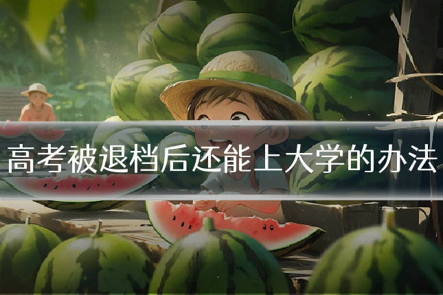 高考被退档后还能上大学的办法