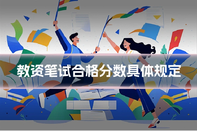 教资笔试合格分数具体规定