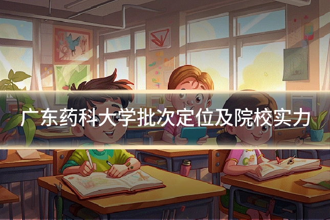 广东药科大学批次定位及院校实力