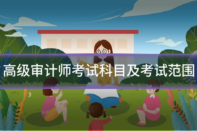 高级审计师考试科目及考试范围