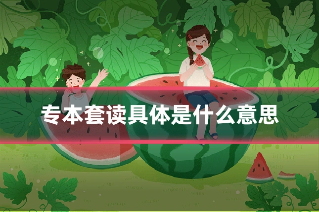 专本套读具体是什么意思