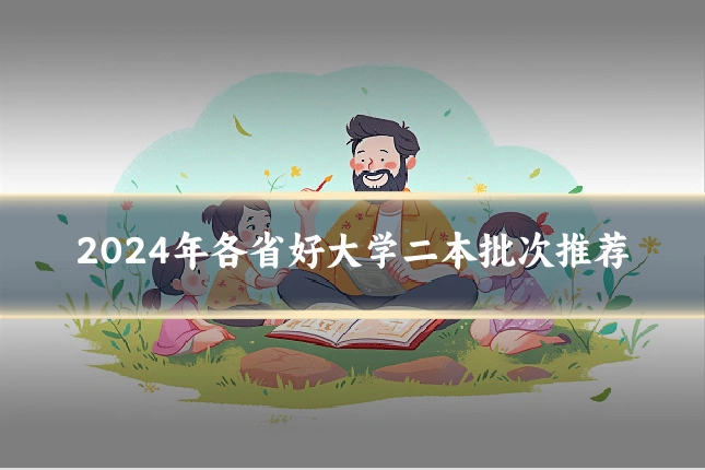 2024年各省好大学二本批次推荐