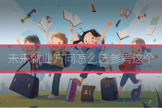 未来就业方向怎么选参考这个