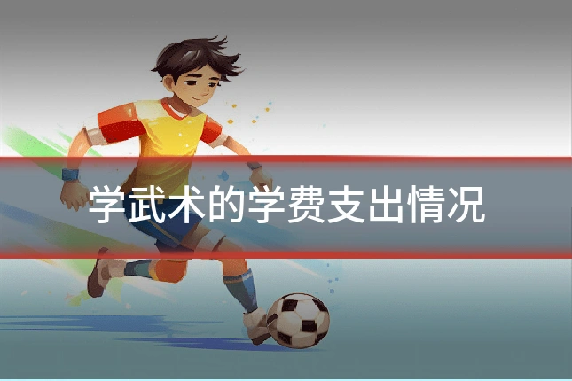 学武术的学费支出情况