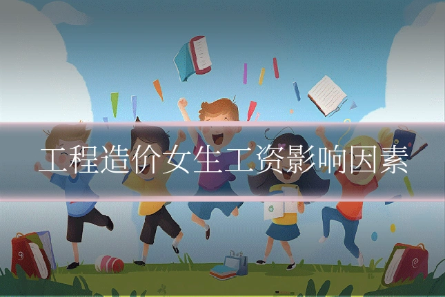 工程造价女生工资影响因素