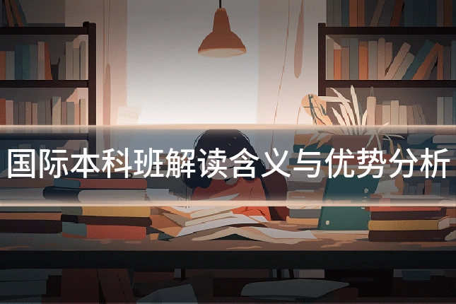 国际本科班解读含义与优势分析