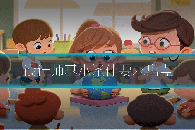 设计师基本条件要求盘点