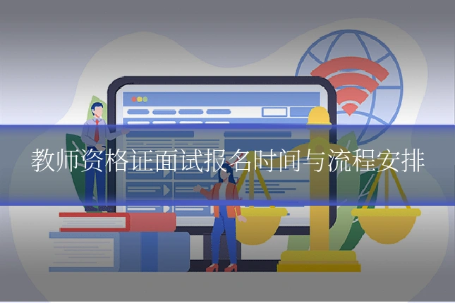 教师资格证面试报名时间与流程安排
