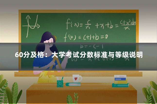 60分及格:大学考试分数标准与等级说明