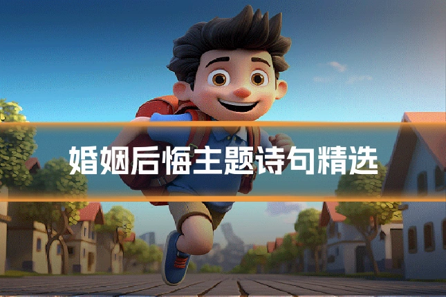 婚姻后悔主题诗句精选