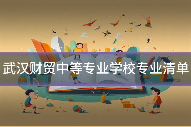武汉财贸中等专业学校专业清单
