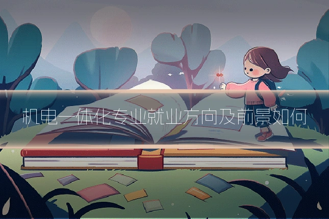 机电一体化专业就业方向及前景如何