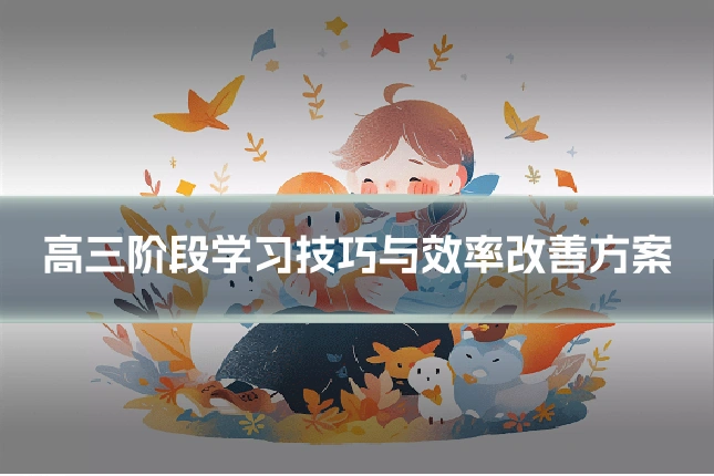高三阶段学习技巧与效率改善方案