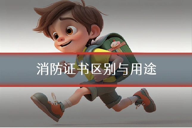 消防证书区别与用途