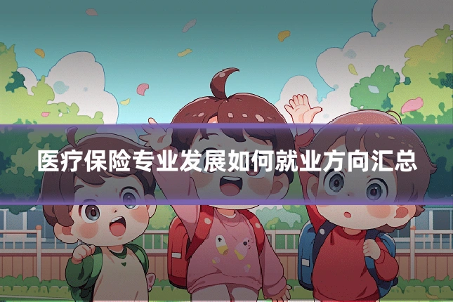 医疗保险专业发展如何就业方向汇总