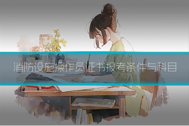 消防设施操作员证书报考条件与科目