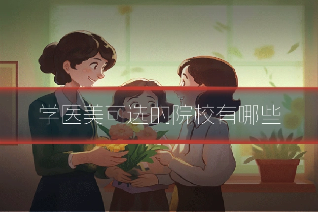 学医美可选的院校有哪些