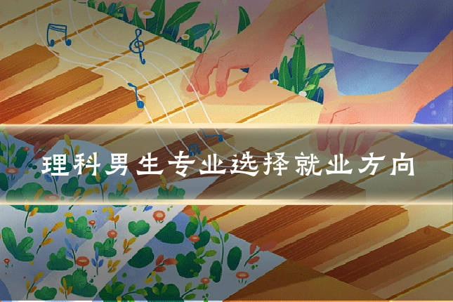 理科男生专业选择就业方向