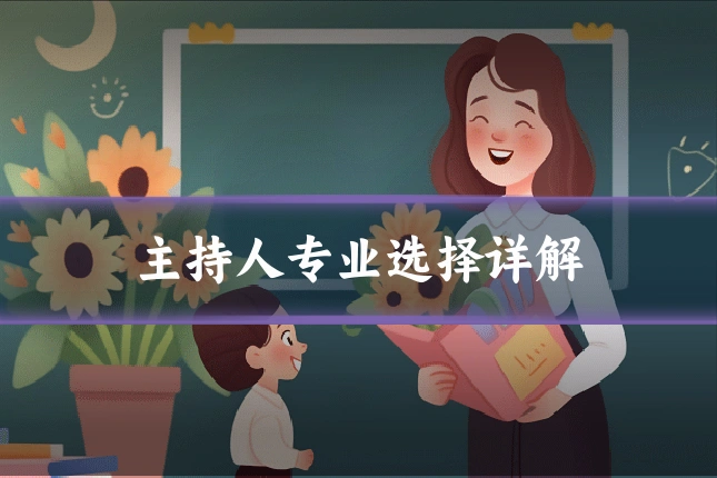 主持人专业选择详解