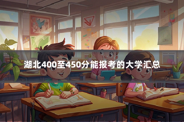 湖北400至450分能报考的大学汇总