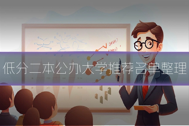 低分二本公办大学推荐名单整理