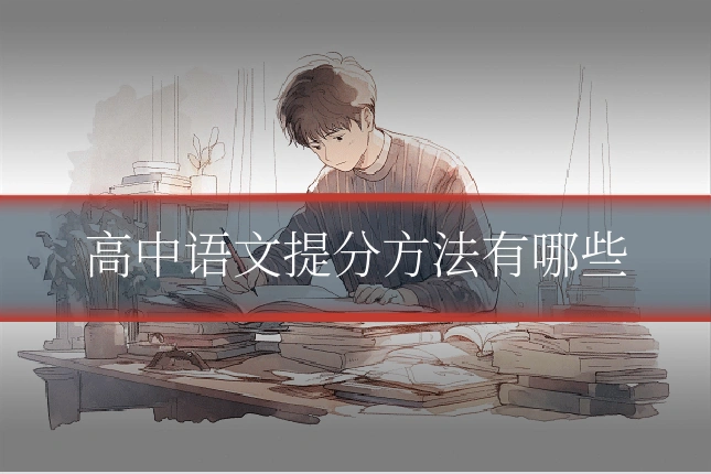 高中语文提分方法有哪些