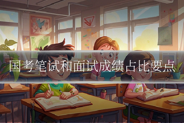 国考笔试和面试成绩占比要点