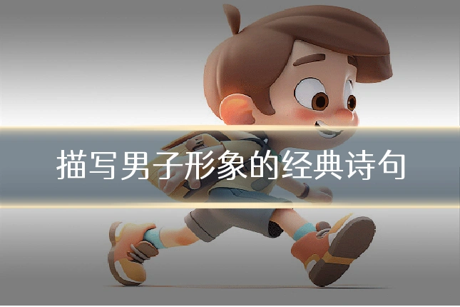 描写男子形象的经典诗句