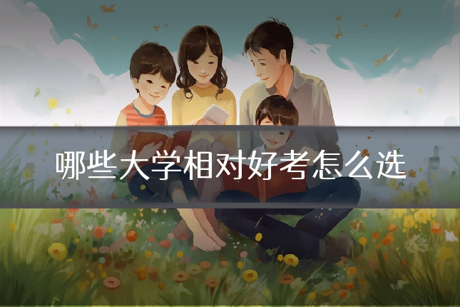 哪些大学相对好考怎么选